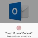 protege tu cuenta outlook con touch id
