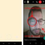 whatsapp incorpora flash para las selfies